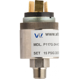 NEW Whitman Controls Pressure Switch J205G-10S-C52TB-DIS J205G10SC52 TB 0-100 